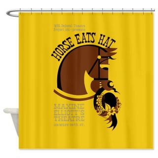  Horse Eats Hat Shower Curtain  Use code FREECART at Checkout