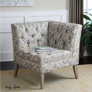 Uttermost Meliso Tufted Corner Chair 23167