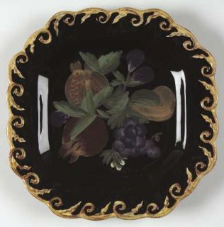 Pompeii Salad/Dessert Plate, Fine China Dinnerware   Raymond Waites,Fruits,Yello