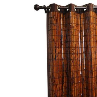 Bamboo Grommet Window Panel   Brown (42x63)