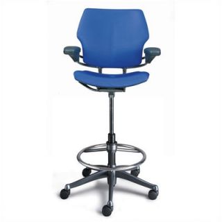 Humanscale Height Adjustable Drafting Chair with Footring F11