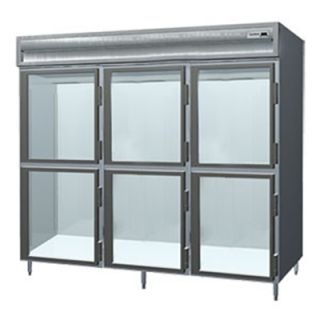Delfield Reach In Hot Food Cabinet, Glass Half Door, Aluminum Sides, 78.89 cu ft, Export