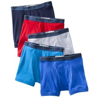 Auro by GoldToe Boys 5 Pack Boxer Brief   Assorted L