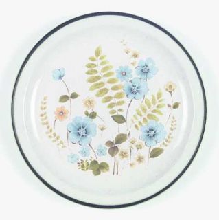 International Jane Dinner Plate, Fine China Dinnerware   Blue&Yellow Flowers,Gre