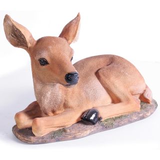 Kelkay Laying Fawn Decorative Accent