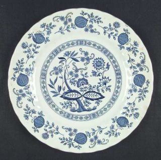 Myott Staffordshire Blue Onion Dinner Plate, Fine China Dinnerware   Blue Onion,