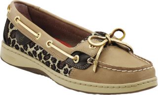 Womens Sperry Top Sider Angelfish Leopard   Linen/Sparkle Leopard Casual Shoes