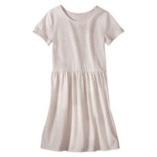 Mossimo Supply Co. Juniors Short Sleeve Fit & Flare Dress   Ivory XXL(19)