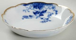 Grindley Duchess (Flow Blue) Coupe Cereal Bowl, Fine China Dinnerware   Flow Blu