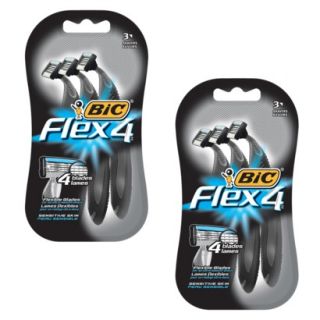 Bic Flex 4 Disposable Razor for Men   6 count