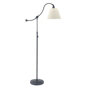 House of Troy HOU HP700 OB WL Hyde Park Floor Lamp Oil Rubbed Bronze w/White Lin