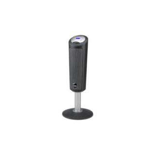 Lasko 5365 Pedestal Heater, 30 Digital SpaceSaving Ceramic w/Remote Control Gray