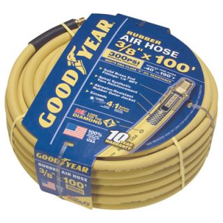 Goodyear Rubber Air Hose   3/8in. x 100ft., 300 PSI, Model# 46546
