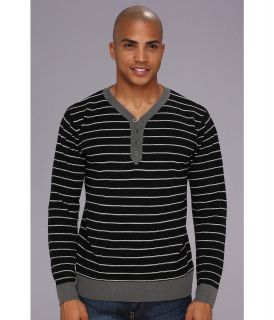UNIONBAY L/S Wesley Y Neck Sweater Mens Sweater (Black)