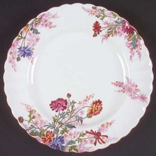 Spode Chelsea Garden (Mustard Trim) Dinner Plate, Fine China Dinnerware   Floral
