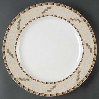 Studio Nova Bandelara 12 Chop Plate/Round Platter, Fine China Dinnerware   Beig