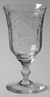 Rock Sharpe Mystic Juice Glass   Stem #1023, Cut     Faceted Stem