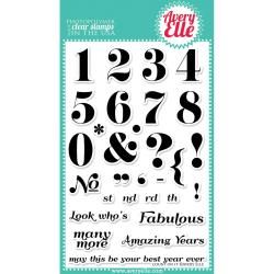 Avery Elle Clear Stamp Set 4 X6  Count On It