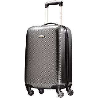 Samsonite Winfield Fashion 20 Hardside Carry On Upright Luggage, Black/Silver