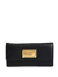 Marc by Marc Jacobs Classic Q Long Trifold Wallet   Black