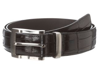 Florsheim Croc Embossed Leather Belt Mens Belts (Black)