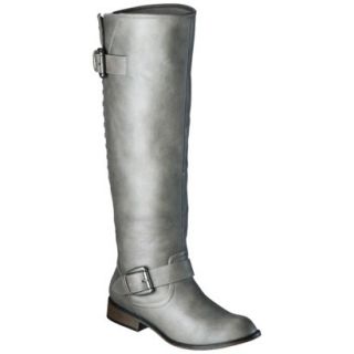 Womens Mossimo Supply Co. Kayce Studded Tall Boot   Grey 6
