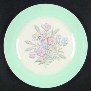 Limoges American Oslo Blue Dinner Plate, Fine China Dinnerware   Triumph,Light B