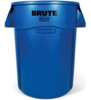 Rubbermaid 44 gal BRUTE Utility Container   Blue