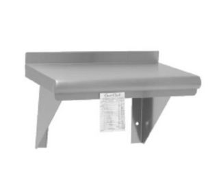 Advance Tabco Shelf   Wall Mount with Check Minder, 12x96 Stainless