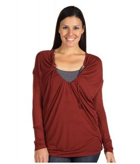 Pure & Simple Leslie L/S Dolman Top Womens Sweater (Bronze)
