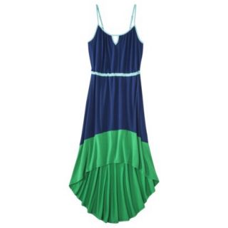 Merona Petites Sleeveless High Low Maxi Dress   Blue/Aqua XXLP