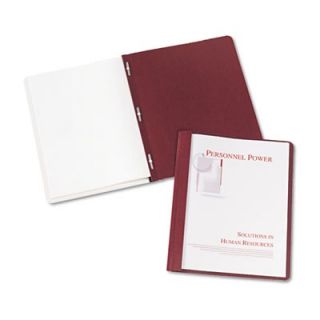 Avery Report Cover Coated Paper Report Cover, 11 x 8 1/2, Clear,Red (47964)