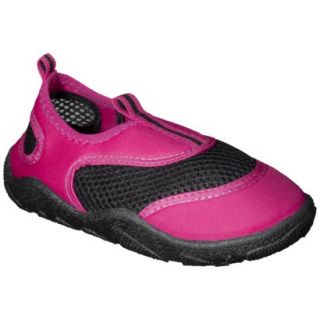 Girls Aqua Water Shoe   Black/Pink 10 11