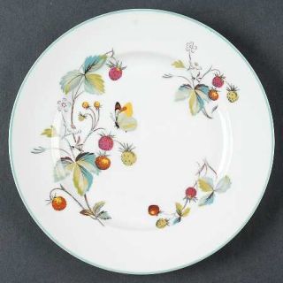 Royal Worcester Strawberry Fair (Oven To Table,Bluetrim) Salad Plate, Fine China