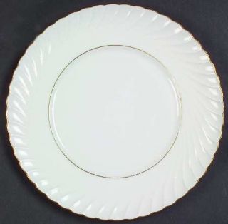Royal Tettau Annette Gold Trim Salad Plate, Fine China Dinnerware   Simplicity S