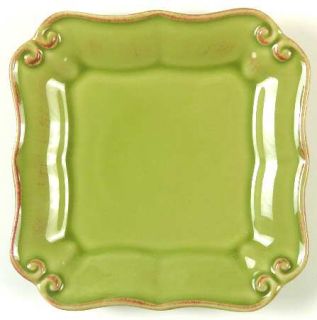 Casafina Vintage Port Green Square Bread & Butter Plate, Fine China Dinnerware  