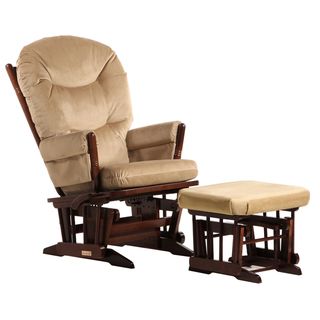 Dutailier Ultramotion Multiposition/ Reclining 2 post Glider And Ottoman Set