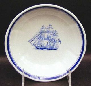 Spode Blue Clipper Coupe Cereal Bowl, Fine China Dinnerware   Blue Bands And Var