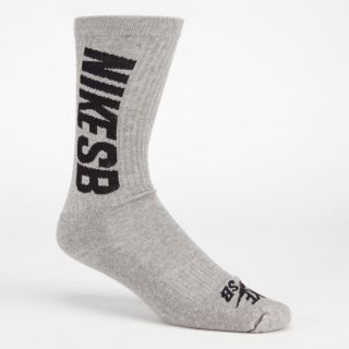 Sb 3 Pack Skate Crew Socks Grey One Size For Men 231496115