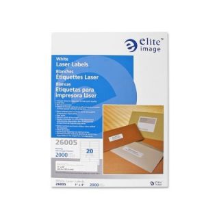 Elite Image White Full Sheet Laser Labels
