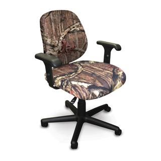 Allegra Mossy Oak?? Fabric Task Chair (Mossy Oak?? Break Up Infinity?? fabric/black baseWeight capacity 250 poundsDimensions 33 39 inches high x 23 inches wide x 26 inches deepSeat dimensions 20 inches wide x 19 inches deepBack size 17.25 19.5 inches 