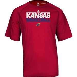 Kansas Jayhawks adidas NCAA On Court Practice Climalite T Shirt