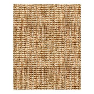 Anji Mountain AMB0300 Andes Natural Boucle Hand Spun Jute Area Rug with Tucked
