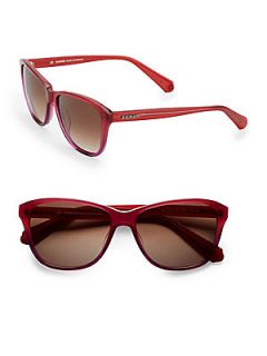 Square Gradient Sunglasses   Red