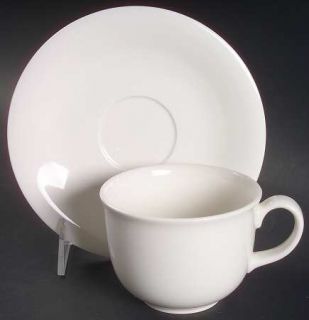Villeroy & Boch Home Elements Flat Cup & Saucer Set, Fine China Dinnerware   Met