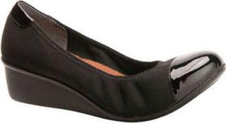 Womens Ros Hommerson Elizabeth   Black Stretch/Black Patent Casual Shoes