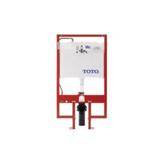 Toto WT151800M WH Universal In Wall Tank with Pex Pipe Supply Line & Push Plate