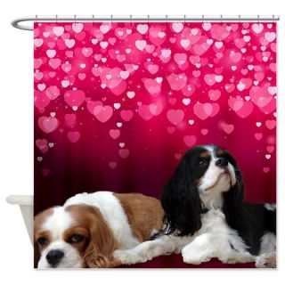  Cavalier King Charles Shower Curtain  Use code FREECART at Checkout