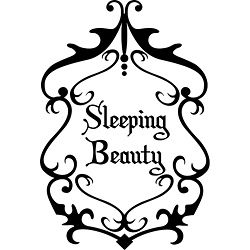Sleeping Beauty Vinyl Wall Art Quote (MediumMatte Black vinylImage dimensions 31 inches high x 21 inches wideThese beautiful vinyl letters have the look of perfectly painted words right on your wall. There isnt a background included; just the letters th