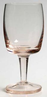 Gorham Accent Peach Wine Glass   Stem #1551, Peach